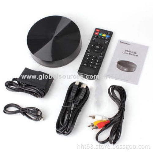 Google's Android 4.4 TV Box with DDR3 2G, Quad-core 2.0G and Cortex-A9, Supports OTA FunctionNew